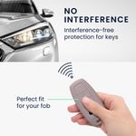 Auto si Moto - Electronice auto - Accesorii electronice auto - Husa cheie auto Kwmobile pentru Audi A6, A7, A8, Q7, anti-alunecare, TPU, mov - Infinity.ro