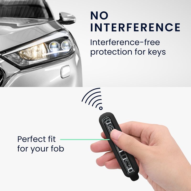 Auto si Moto - Electronice auto - Accesorii electronice auto - Husa cheie auto Kwmobile pentru Volvo Polestar1, Polestar 2, XC90, XC60, anti-alunecare, TPU, negru - Infinity.ro
