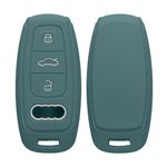 Auto si Moto - Electronice auto - Accesorii electronice auto - Husa cheie auto Kwmobile pentru Audi A6, A7, A8, Q7, anti-alunecare, TPU, albastru - Infinity.ro
