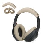 TV, Audio-Video si Foto - Portabile audio - Casti audio - Set 3 pernite casti Kwmobile pentru Sony WH-1000XM4, WH-1000XM3, protectie la zgarieturi, confort sporit, Silicon, bej - Infinity.ro