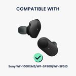 TV, Audio-Video si Foto - Portabile audio - Casti audio - Set 8 dopuri casti Kwmobile pentru Sony WF-1000XM3, WF-SP900, WF-SP510, confort sporit, Silicon, negru - Infinity.ro