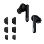 TV, Audio-Video si Foto - Portabile audio - Casti audio - Set 6 dopuri casti Kwmobile pentru OPPO Enco Free2, Enco Free 2i, Enco X, confort sporit, Silicon, negru - Infinity.ro