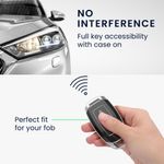Auto si Moto - Electronice auto - Accesorii electronice auto - Husa cheie auto Kwmobile pentru Hyundai i30, Azera, ix35, Elantra, anti-alunecare, TPU, transparent - Infinity.ro