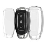 Auto si Moto - Electronice auto - Accesorii electronice auto - Husa cheie auto Kwmobile pentru Hyundai i30, Azera, ix35, Elantra, anti-alunecare, TPU, transparent - Infinity.ro
