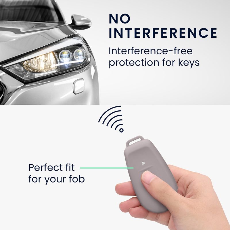 Auto si Moto - Electronice auto - Accesorii electronice auto - Husa cheie auto Kwmobile pentru Nissan 3-Tasten 2025 N7 N7Pro N7max Autoschlussel, anti-alunecare, TPU, mov - Infinity.ro