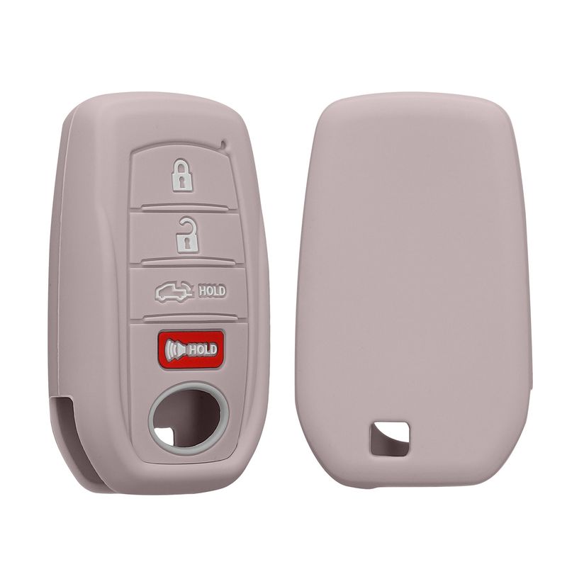 Auto si Moto - Electronice auto - Accesorii electronice auto - Husa cheie auto Kwmobile pentru Toyota Fortuner Land Cruiser Prius Prado RAV4, 5, 6, anti-alunecare, TPU, mov - Infinity.ro