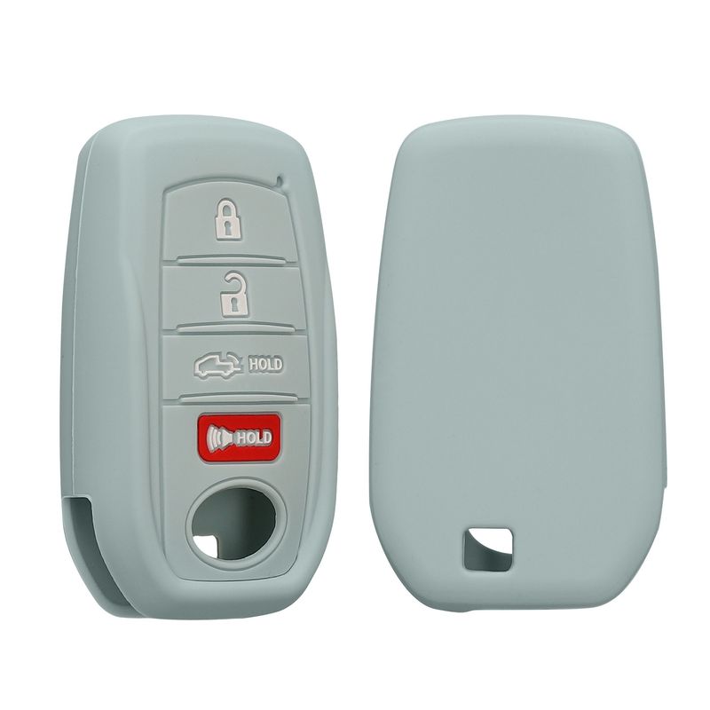 Auto si Moto - Electronice auto - Accesorii electronice auto - Husa cheie auto Kwmobile pentru Toyota Fortuner Land Cruiser Prius Prado RAV4, 5, 6, anti-alunecare, TPU, verde - Infinity.ro