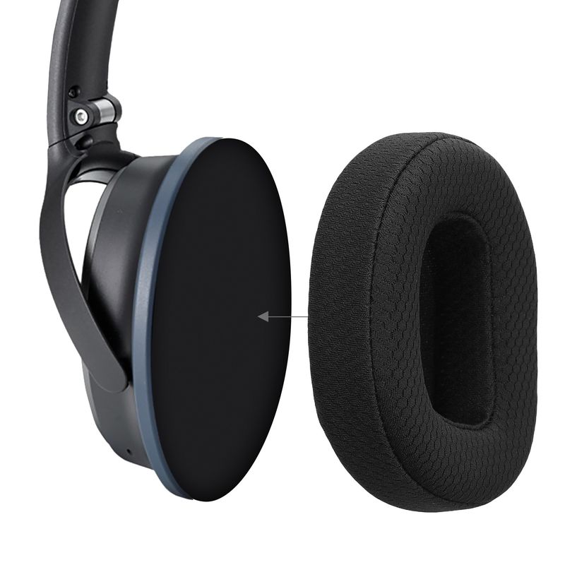 TV, Audio-Video si Foto - Portabile audio - Casti audio - Set 2 pernite casti Kwmobile pentru Turtle Beach TurtleBeach Stealth 600 Gen 2, Gen 3, confort sporit, Textil, negru - Infinity.ro