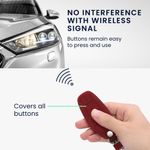 Auto si Moto - Electronice auto - Accesorii electronice auto - Husa cheie auto Kwmobile pentru BYD Atto 3, Atto 2, Sealion, Han, anti-alunecare, piele ecologica, rosu - Infinity.ro