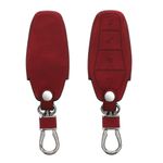 Auto si Moto - Electronice auto - Accesorii electronice auto - Husa cheie auto Kwmobile pentru BYD Atto 3, Atto 2, Sealion, Han, anti-alunecare, piele ecologica, rosu - Infinity.ro