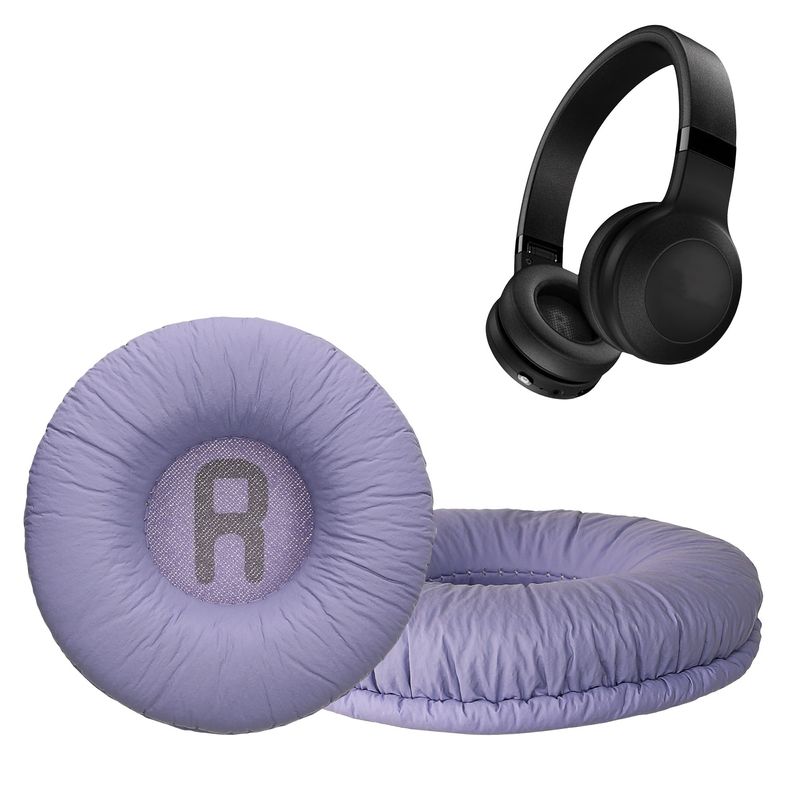 TV, Audio-Video si Foto - Portabile audio - Casti audio - Set 2 pernite casti Kwmobile pentru JBL Tune 600, Tune 500BT, Tune 510BT, Tune 520BT, Tune 450, Piele ecologica, mov - Infinity.ro