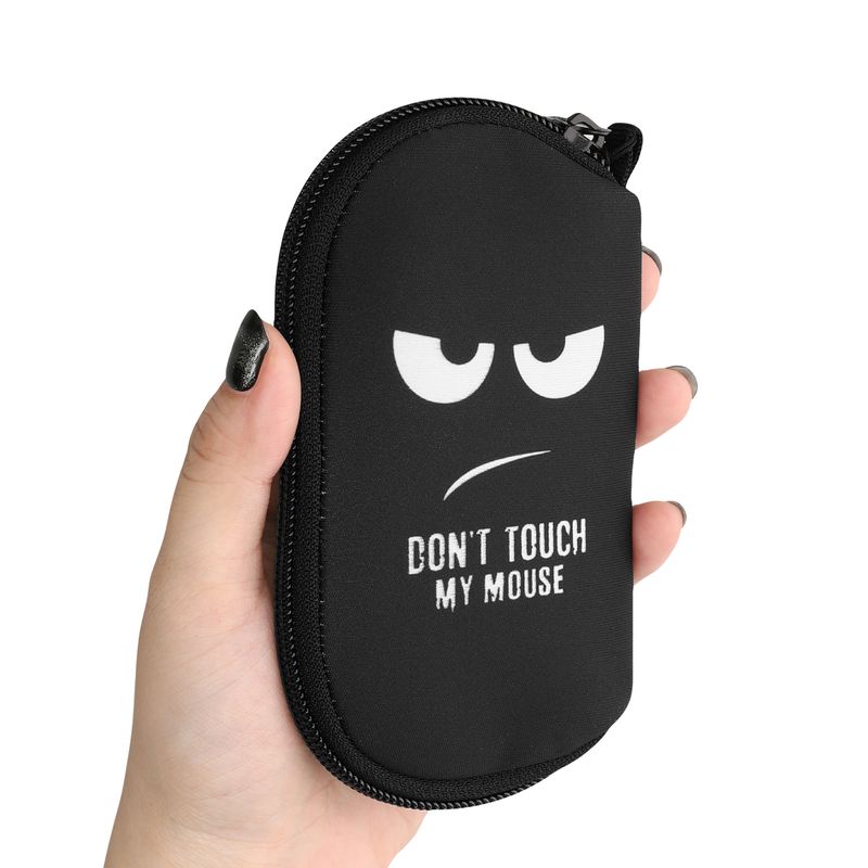 PC, gaming si accesorii - Periferice PC - Mouse - Folie palm rest Kwmobile pentru Logitech Pebble Mouse 2 M350s, Pebble Mouse M350, antisoc, neopren, alb, negru - Infinity.ro