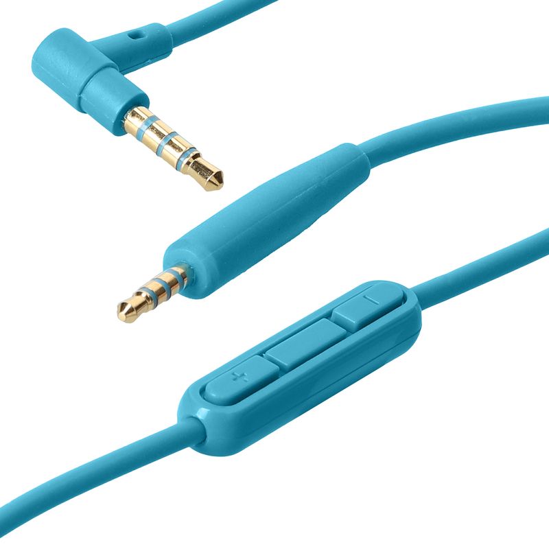 TV, Audio-Video si Foto - Accesorii TV si audio - Cabluri si adaptoare audio - Cablu Kwmobile pentru Bose QuietComfort 35, QuietComfort 35 II, QuietComfort 25, On-Ear 2, detasabil, Plastic, albastru - Infinity.ro