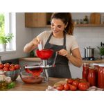 Casa si Gradina - Bucatarie si vesela - Ustensile bucatarie - Masini de tocat manuale - Masina manuala de stors rosii din aluminiu, Sita Inox, Separator Seminte si coji, Fixare pe masa - Infinity.ro