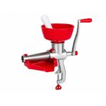 Casa si Gradina - Bucatarie si vesela - Ustensile bucatarie - Masini de tocat manuale - Masina manuala de stors rosii din aluminiu, Sita Inox, Separator Seminte si coji, Fixare pe masa - Infinity.ro