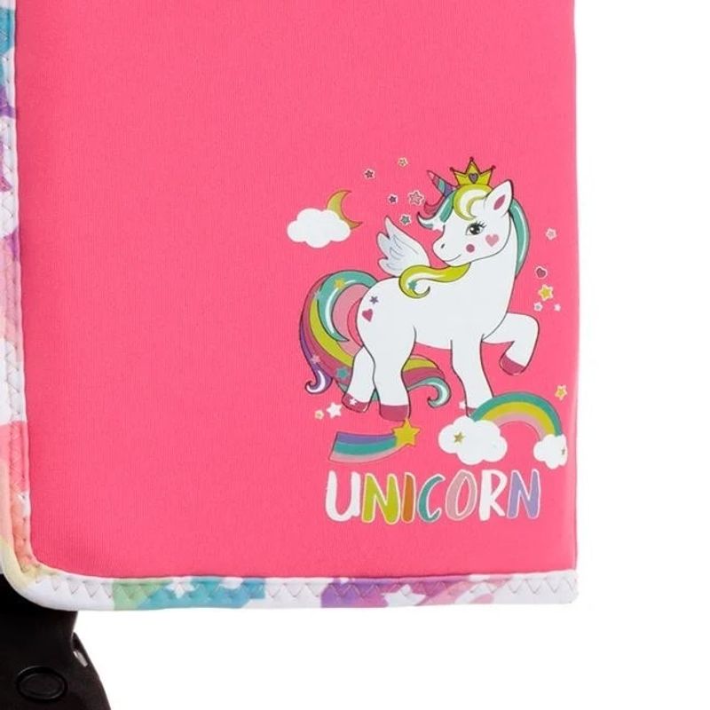 Jucarii, Copii si Bebe - Jucarii si jocuri - Jucarii de exterior - Colaci, ochelari si accesorii inot copii - Vesta Inot pentru Copii 2-3 Ani, Model Unicorn, din Spuma, Fucsia - Infinity.ro