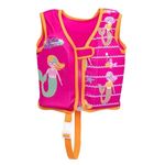 Jucarii, Copii si Bebe - Jucarii si jocuri - Jucarii de exterior - Colaci, ochelari si accesorii inot copii - Vesta Inot pentru Copii 1-3 Ani/11-19kg, Bestway, Model Sirena, Protectie solara - Infinity.ro