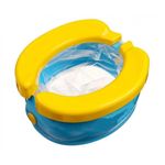 Jucarii, Copii si Bebe - Igiena si ingrijire - Baia bebelusului - Olite si reductoare WC - Olita pliabila si reductor WC, Banana Travel Potty, 2 in 1 - Infinity.ro