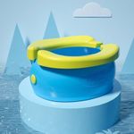 Jucarii, Copii si Bebe - Igiena si ingrijire - Baia bebelusului - Olite si reductoare WC - Olita pliabila si reductor WC, Banana Travel Potty, 2 in 1 - Infinity.ro