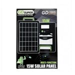 Sport si Outdoor - Camping - Articole solare camping - Panouri solare camping - Panou solar portabil GD-100S, Putere 15W, Acumulator 1200mAh, Mufe pentru incarcare device-uri - Infinity.ro