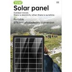 Sport si Outdoor - Camping - Articole solare camping - Panouri solare camping - Panou solar portabil GD-100S, Putere 15W, Acumulator 1200mAh, Mufe pentru incarcare device-uri - Infinity.ro