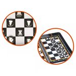 Sport si Outdoor - Alte sporturi - Sah si table - Tabla de Sah, cu piese magnetice, cutie metalica, pentru copii de 4 ani+, 32 piese - Infinity.ro