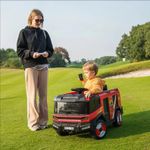 Jucarii, Copii si Bebe - Jucarii si jocuri - Jucarii de exterior - Masinute si vehicule pentru copii - Masina de pompieri electrica pentru copii 2 ani+, Telecomanda, Baterie 12V4.5AH, Lumini si difuzor - Infinity.ro