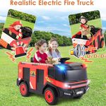 Jucarii, Copii si Bebe - Jucarii si jocuri - Jucarii de exterior - Masinute si vehicule pentru copii - Masina de pompieri electrica pentru copii 2 ani+, Telecomanda, Baterie 12V4.5AH, Lumini si difuzor - Infinity.ro