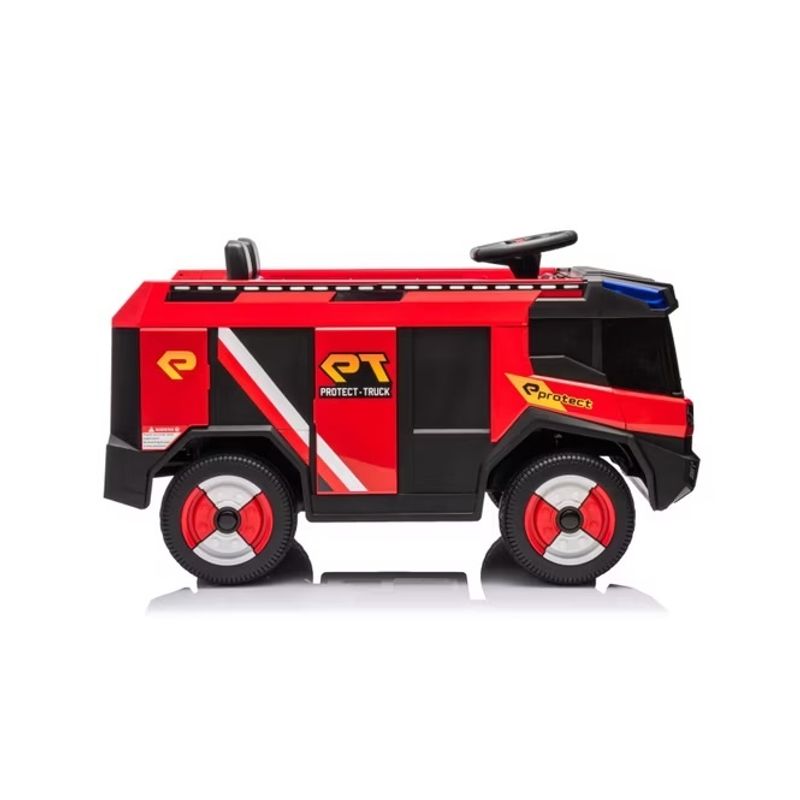 Jucarii, Copii si Bebe - Jucarii si jocuri - Jucarii de exterior - Masinute si vehicule pentru copii - Masina de pompieri electrica pentru copii 2 ani+, Telecomanda, Baterie 12V4.5AH, Lumini si difuzor - Infinity.ro