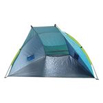 Sport si Outdoor - Camping - Corturi camping - Cort pentru 2 persoane, Impermeabil, UPF 50+, pentru Plaja, 220x115x115cm, Albastru Ciel - Infinity.ro