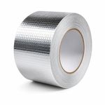 Casa si Gradina - Constructii - Hidroizolatii - Adezivi hidroizolatii - Banda de etansare butilica cu aluminiu 10cm x 5m, Autoadeziva, Impermeabila, Rezistenta la UV si intemperii - Infinity.ro