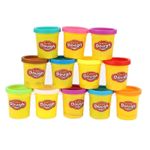 Carti si Birotica - Rechizite - Plastilina - Set cu 24 de paharele cu plastilina, pentru de copii 3 ani+, usor de pastrat, multicolor - Infinity.ro