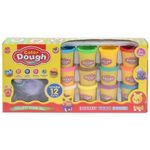 Carti si Birotica - Rechizite - Plastilina - Set cu 24 de paharele cu plastilina, pentru de copii 3 ani+, usor de pastrat, multicolor - Infinity.ro