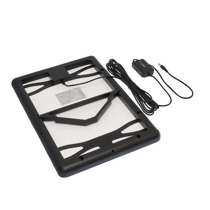 Sport si Outdoor - Camping - Articole solare camping - Panouri solare camping - Panou solar 15W portabil, GD-120, IP65, cu mufe pentru incarcare device-uri, ABS, 37x26 cm, negru - Infinity.ro
