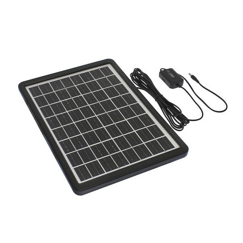 Sport si Outdoor - Camping - Articole solare camping - Panouri solare camping - Panou solar 15W portabil, GD-120, IP65, cu mufe pentru incarcare device-uri, ABS, 37x26 cm, negru - Infinity.ro