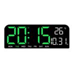 Casa si Gradina - Decoratiuni - Ceasuri - Ceas digital de perete cu lumina LED ajustabila - Alarma - Umiditate - Temperatura - Cronometru - Infinity.ro