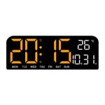 Casa si Gradina - Decoratiuni - Ceasuri - Ceas digital de perete cu lumina LED ajustabila - Alarma - Umiditate - Temperatura - Cronometru - Infinity.ro
