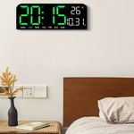 Casa si Gradina - Decoratiuni - Ceasuri - Ceas digital de perete cu lumina LED ajustabila - Alarma - Umiditate - Temperatura - Cronometru - Infinity.ro