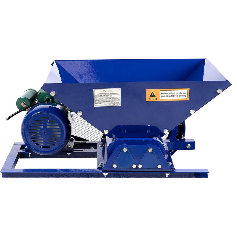 Casa si Gradina - Gradinarit si plante - Agricultura - Utilaje agricole - Zdrobitor struguri electric, Putere 500W, 1400 rpm, capacitate 500 kg/h, cuva 15 kg - Infinity.ro