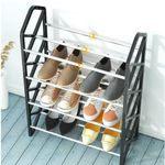Casa si Gradina - Mobilier - Organizare si depozitare - Organizator incaltaminte - Organizator incaltaminte, pentru 8 perechi de incaltari, cu 4 etajere - Alb - Infinity.ro