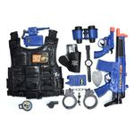 Jucarii, Copii si Bebe - Jucarii si jocuri - Jucarii & jocuri educative - Jucarii interactive - Set de joaca model politist, cu vesta si arma, cu sunet si lumini - Infinity.ro