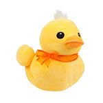 Jucarii, Copii si Bebe - Jucarii si jocuri - Jucarii de plus - Ratusca de Plus cu Funda, poliester, 26 × 32 × 30 cm, galben - Infinity.ro