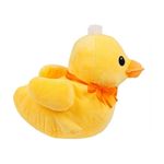 Jucarii, Copii si Bebe - Jucarii si jocuri - Jucarii de plus - Ratusca de Plus cu Funda, poliester, 26 × 32 × 30 cm, galben - Infinity.ro