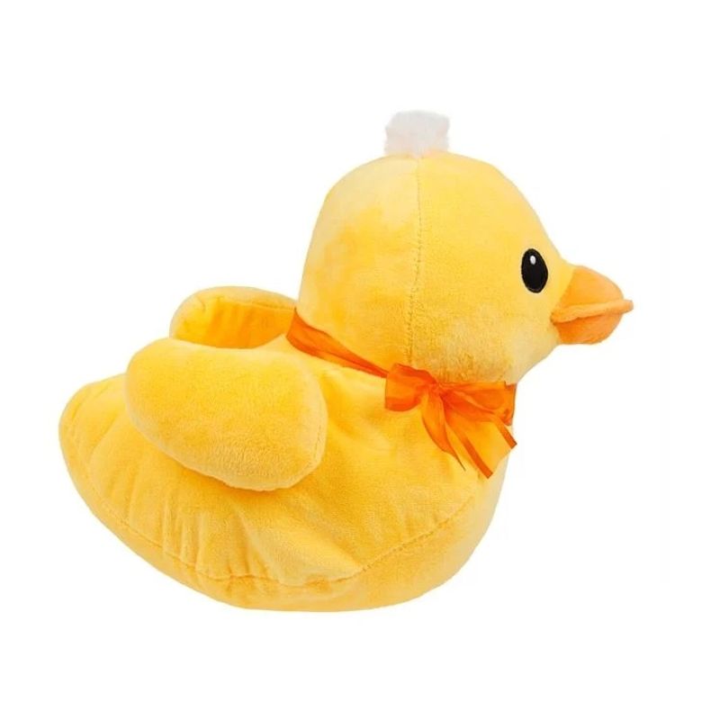 Jucarii, Copii si Bebe - Jucarii si jocuri - Jucarii de plus - Ratusca de Plus cu Funda, poliester, 26 × 32 × 30 cm, galben - Infinity.ro