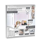 Casa si Gradina - Mobilier - Mobilier copii - Sisteme de siguranta - Bariera de siguranta pentru copii din metal, Inchidere Automata, Sistem blocare, Culoare Alb - Infinity.ro