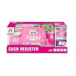 Jucarii, Copii si Bebe - Jucarii si jocuri - Jucarii & jocuri educative - Jucarii interactive - Casa de marcat de jucarie, pentru copii 3 ani+, cu card, bancnote si alte accesorii, sunete si lumini, Roz - Infinity.ro