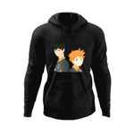 Fashion, accesorii si bijuterii - Barbati - Imbracaminte - Hanorace barbati - Hanorac barbati Haikyuu Volei Hinata Kageyama Haruichi Furudate, negru, marime 3XL - Infinity.ro