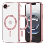 Laptop, Telefoane si Tablete - Telefoane mobile si accesorii - Accesorii Telefoane - Huse telefoane - Husa MagSafe pentru Apple iPhone 16e, Techsuit, Luxury Crystal, Roz - Infinity.ro