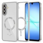 Laptop, Telefoane si Tablete - Telefoane mobile si accesorii - Accesorii Telefoane - Huse telefoane - Husa MagSafe pentru Samsung Galaxy A17 4G / A17 5G, Techsuit, Luxury Crystal, Argintie - Infinity.ro