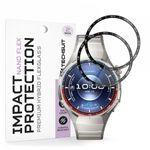 Laptop, Telefoane si Tablete - Telefoane mobile si accesorii - Accesorii Telefoane - Folii protectie telefoane - Folie Protectie Techsuit Nano Flex pentru Huawei Watch GT 6 Pro, Set 2 bucati, Plastic, Neagra - Infinity.ro